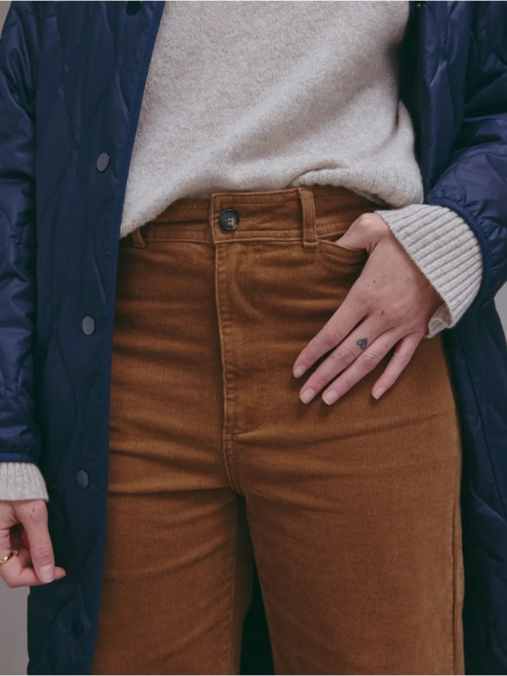 Everlane The Sailor Pant in Toasted Coconut Brown Corduroy 6 - Picture 6 of 16
